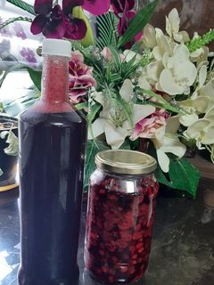 عکسی از دستور شربت و مربای آلبالو🍒