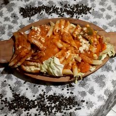 A picture of Italian sizzler.