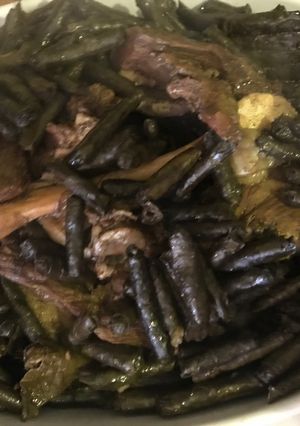 A picture of Stuffed Grape Leaves 😋😋.