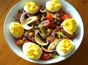 Una foto de Ensalada al curry