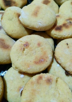 Una foto de Galletas de limón con harina de maíz y leudante sin leche