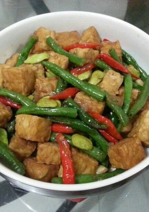 Foto resep Tumis TKP - Tempe Kacang panjang Pete 😁