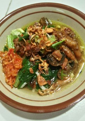 Foto resep Mie Ayam Ceker Jamur
