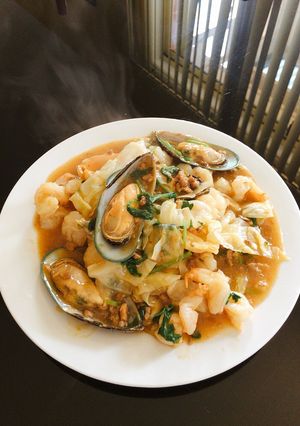 鮮蔬炒三鮮 的食譜成品照片