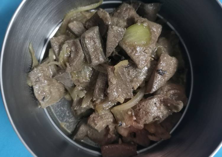 ตับพริกไทยดำ​ by.รถเมล์เ​ด็กหอ​