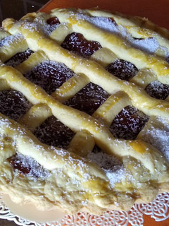 Una foto de Pasta frola de membrillo