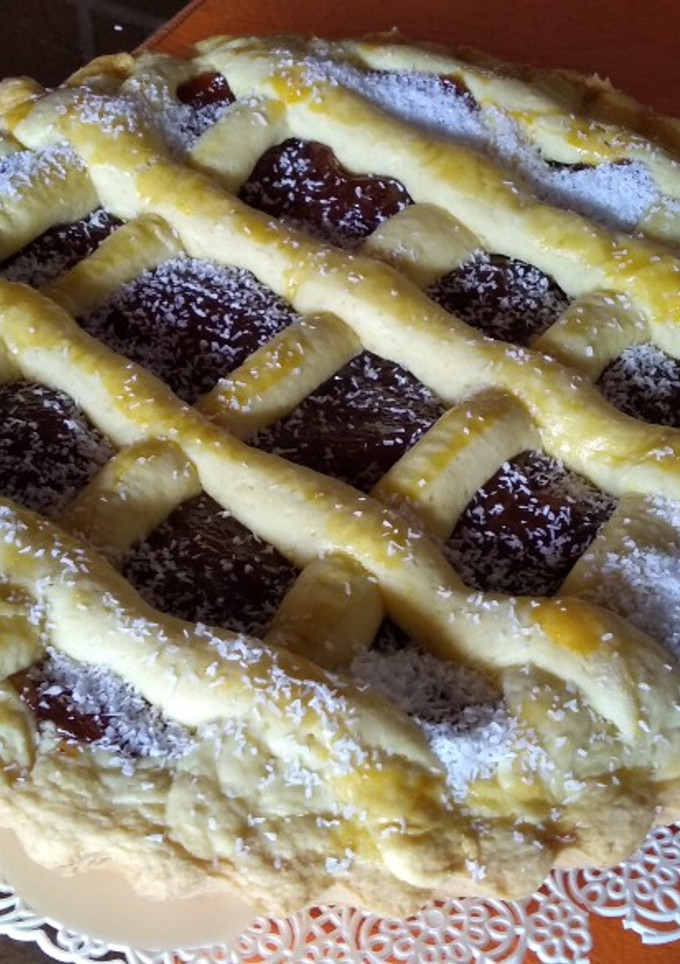 Una foto de Pasta frola de membrillo