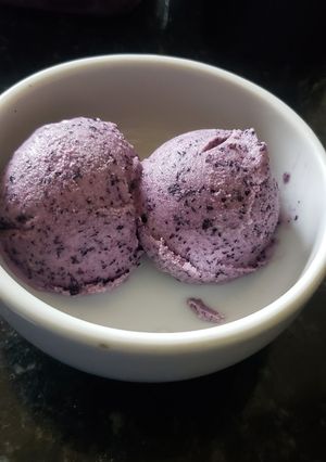 Foto de Sorvete de Uvas Pretas
