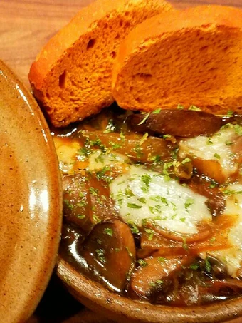 Easy Ways Prepare|Recipe} Mike&#39;s French Onion &amp; Mushroom Soup, So Delicious