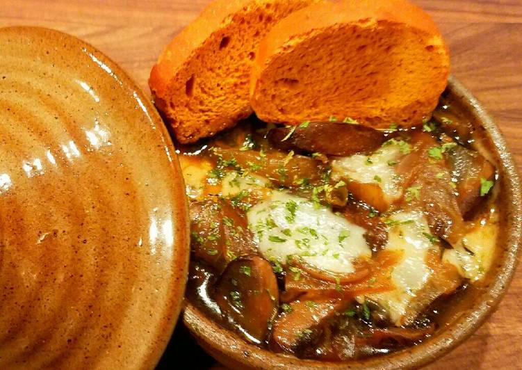 Step-by-Step Guide to Make Speedy Mike&#39;s French Onion &amp; Mushroom Soup