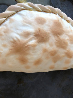 Una foto de Tarta de cebolla y queso