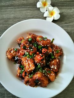 Foto resep Dubu Jorim — Tahu Goreng Pedas Korea