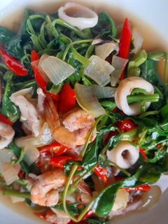 Foto resep Ca Kangkung seafood
