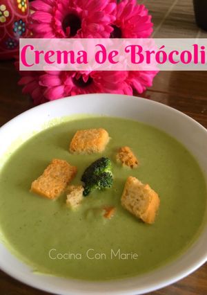 Una foto de Crema de Brócoli