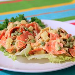 A picture of A "different" summer salad.