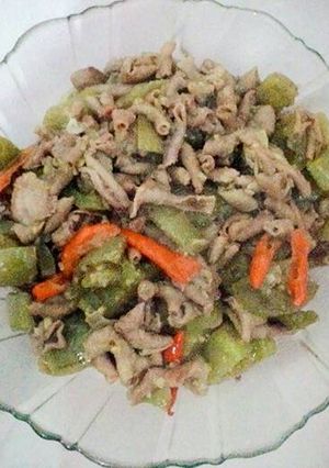 Foto resep Oseng usus mercon