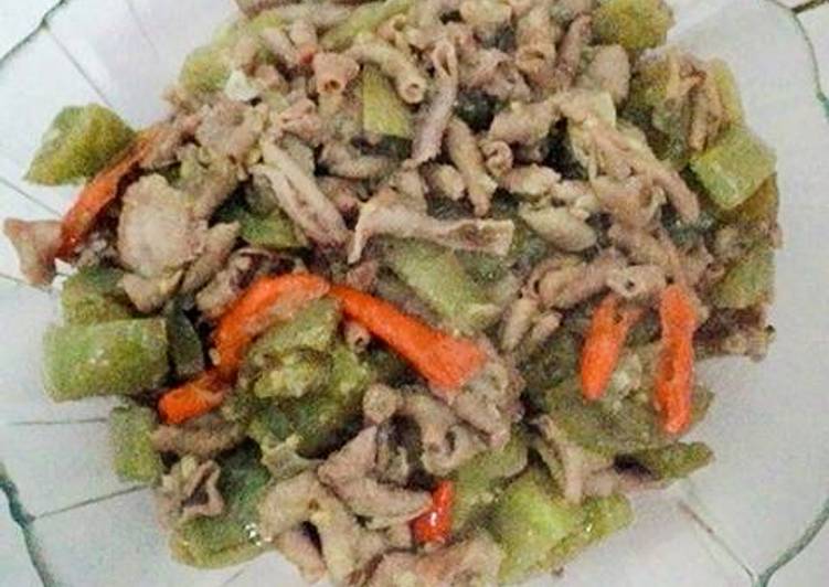 Resep Oseng usus mercon oleh Nofia Fajar Putriana - Cookpad