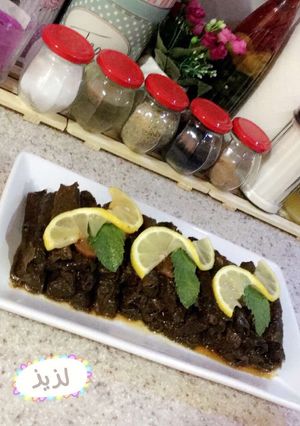 صورة لوصفة ورق عنب حامض ولذيذ يذوب بالفم 🍋😋