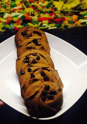 A picture of Choco chip cookies.