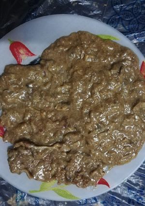 صورة لوصفة بيكاتا بالمشروم او الفطر 🥩🍄