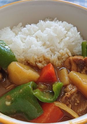 咖哩雞肉飯 的食譜成品照片