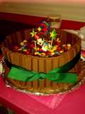 Tarta de chocolate con KitKat