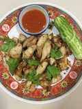 “สันในไก่ทอดกระเทียม”