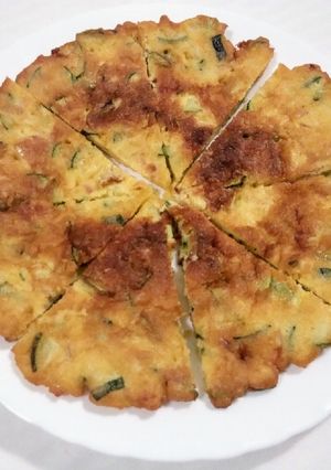 Foto di Frittata con zucchine, cipolla e prosciutto cotto