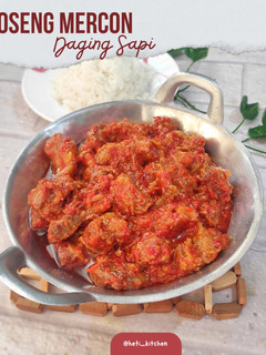 Foto resep Oseng Mercon Daging Sapi (Level Nyaman)