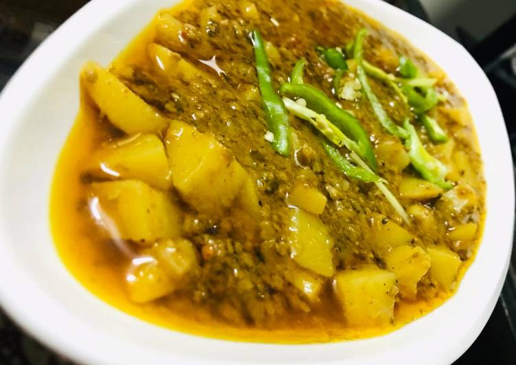 Recipe of Any-night-of-the-week Lahori Aloo Keema