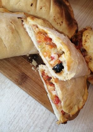 O poză a rețetei Pizza calzone.