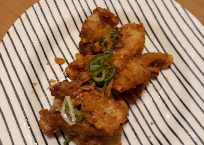 Ayam Goreng Krispi Khas Jepang (Karaage 唐揚げ)