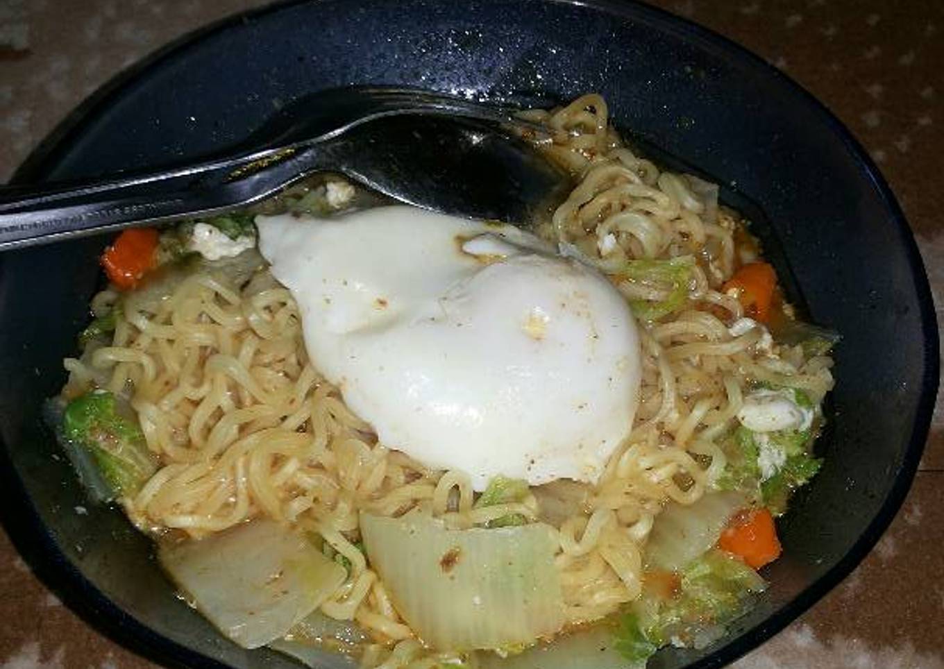 Mie rebus kari ayam