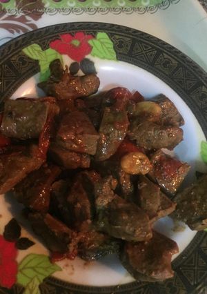 صورة لوصفة كبده اسكندراني بطريقتي