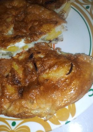 A picture of Potato omelette.