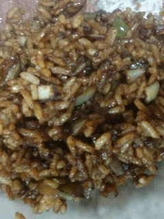 Una foto de Arroz con salsa de soja