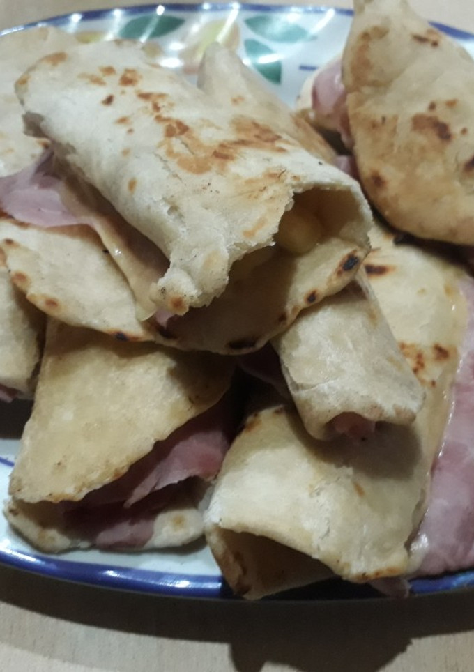 Una foto de Tacos de Jamón y Queso
