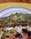 Filete de salmón al perejil
