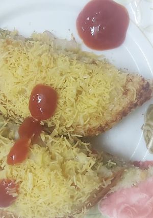 A picture of बटाटा चटणी सँडविच.