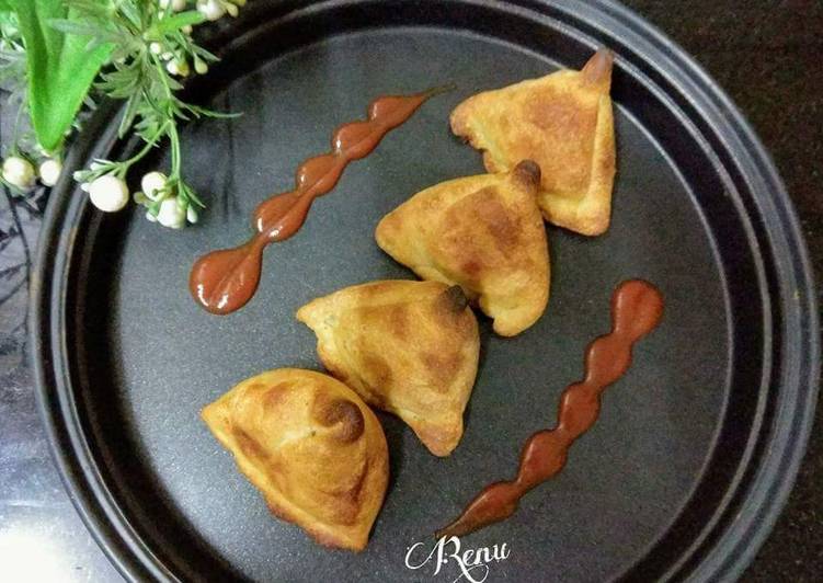 Easiest Way to Prepare Award-winning Baked Matar Samosa