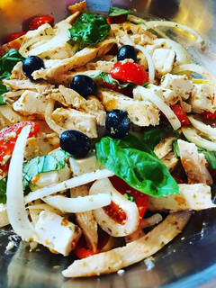 Foto di Insalata di pollo alla greca