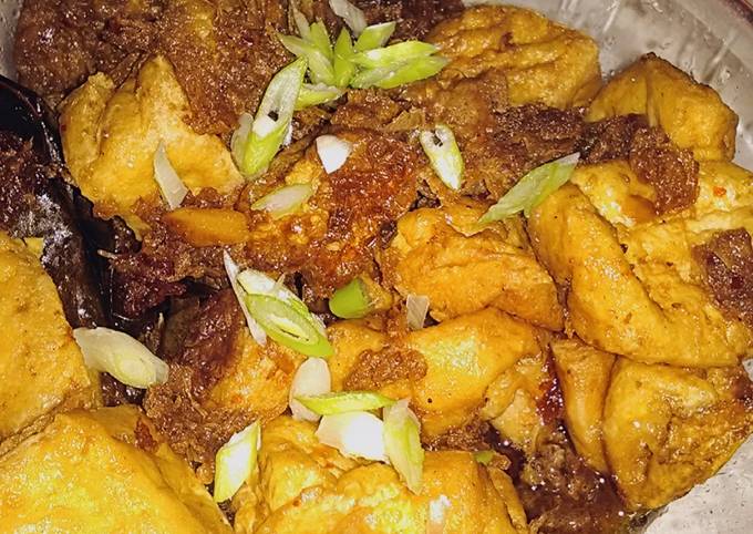 Semur Tahu Telur darurat