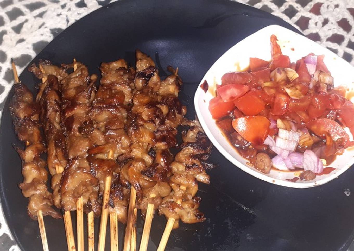 Sate Jamur Rasa Cumi Bakar