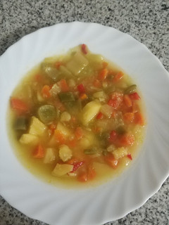 Una foto de Sopa de verduras