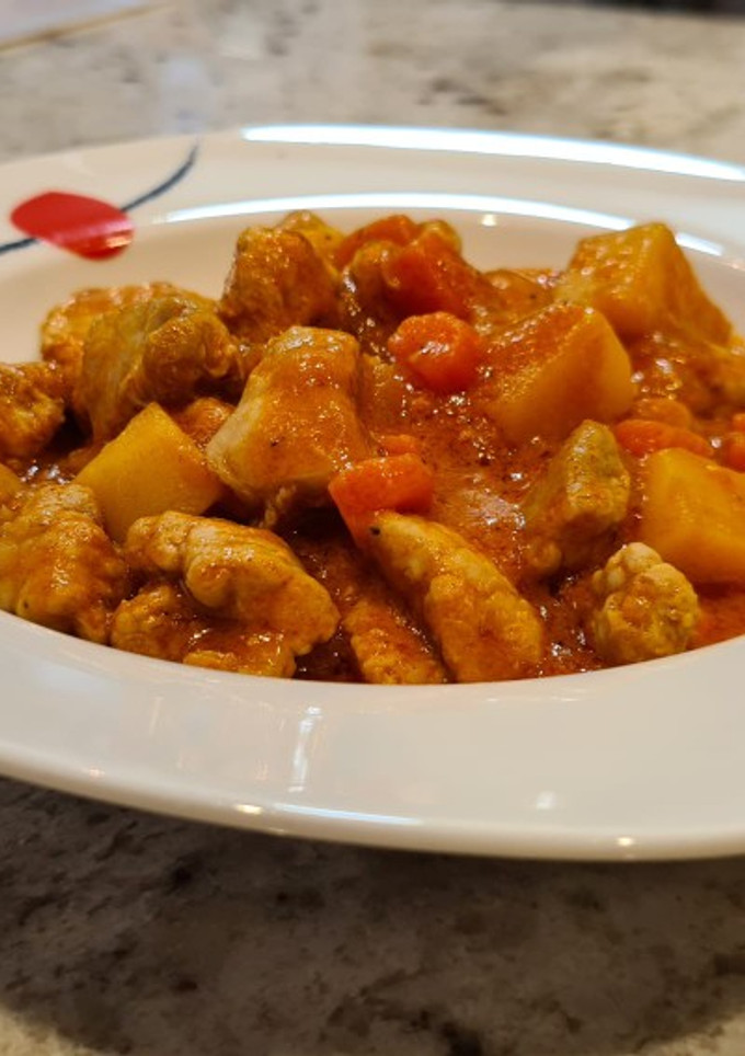 Una foto de Mollejas de pollo guisadas con patatas