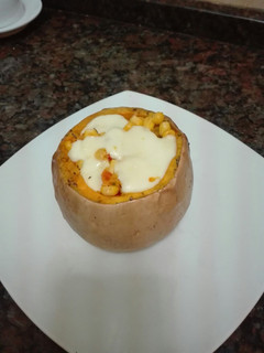 Una foto de Calabaza rellena
