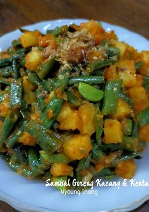 Foto resep Sambal Goreng Kacang Panjang dan Kentang