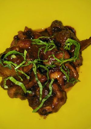 Foto resep Sambal goreng ayam asam jawa