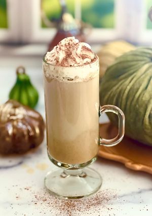 A picture of Pumpkin Spice Chai Latte.