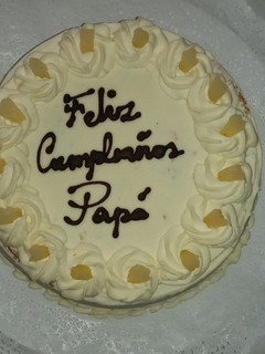 Una foto de Torta de bizcocho piña